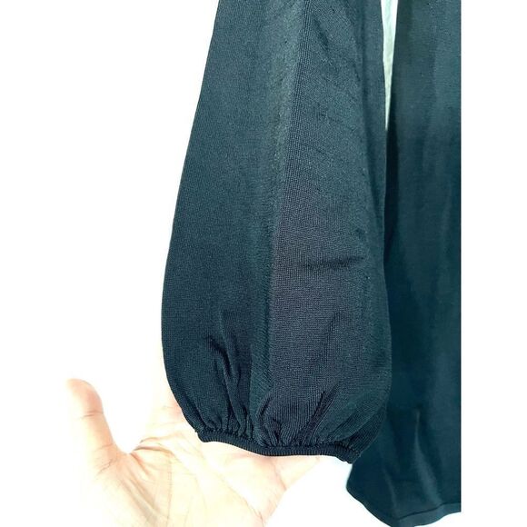 Joos Tricot Swarovski Fish Net Body Con Dress Black Size Extra Small - Picture 8 of 12